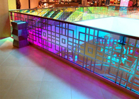 CE Color Change Dichroic Sheet Glass For Partition Furniture