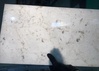 Customized Bacstone Glass , 2MM Thin Marble White Laminated Glass