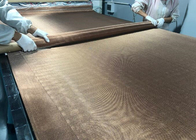 Copper Color Metal Coated Fabric Plain / Twill Weave