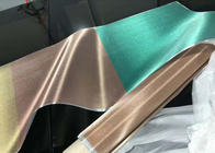 Metalspurc Metal Coated Mesh Fabric Interlayer For Laminated Glass / Metalspurc Fabric with one side black