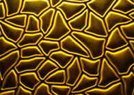 Solid Structure Artistic Glass Tile , 300X300MM Dynamic Patterned Laminated Glass