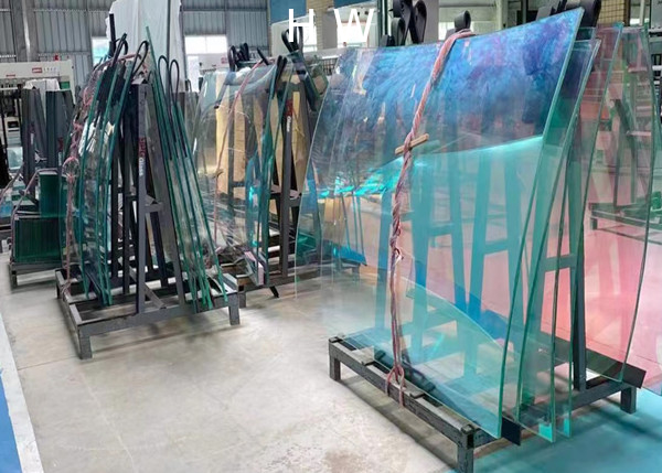 CE Color Change Dichroic Sheet Glass For Partition Furniture