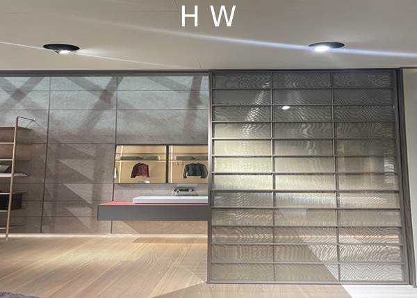 Metal Fabric Laminated Glass For Door /  Metal Fabric Decorative Glass Laminate
